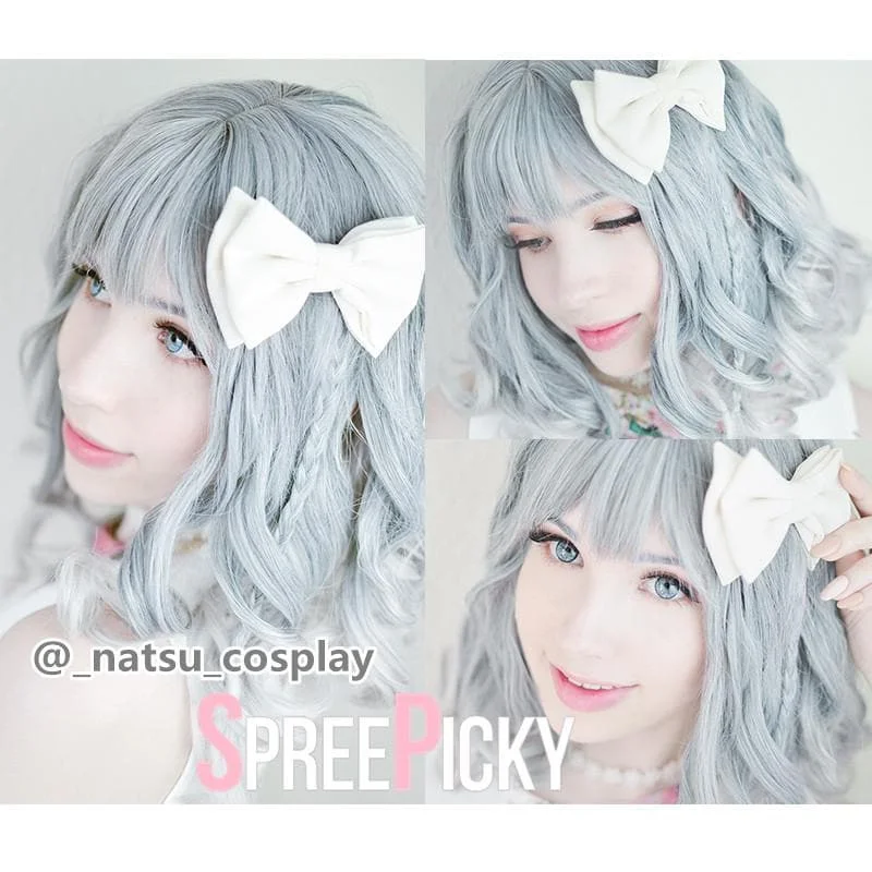 Lolita Blue Gray Mixed Color Cosplay Wig SP166227