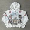 Jesus Vintage Zip-Up Hoodie