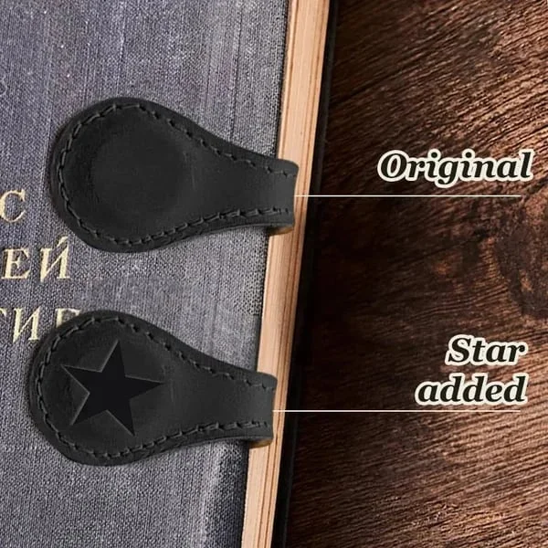 TimelessMark - LAST DAY SALE 75% OFF - Personalized Magnetic Leather Bookmark