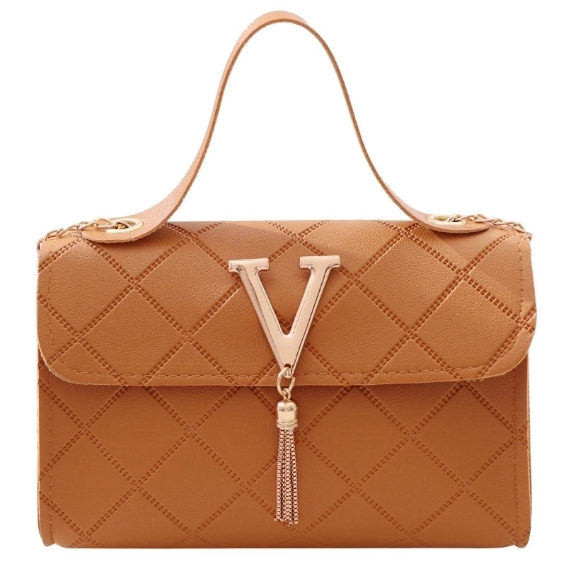 Women's Small All Seasons Pu Leather Classic Style Handbag