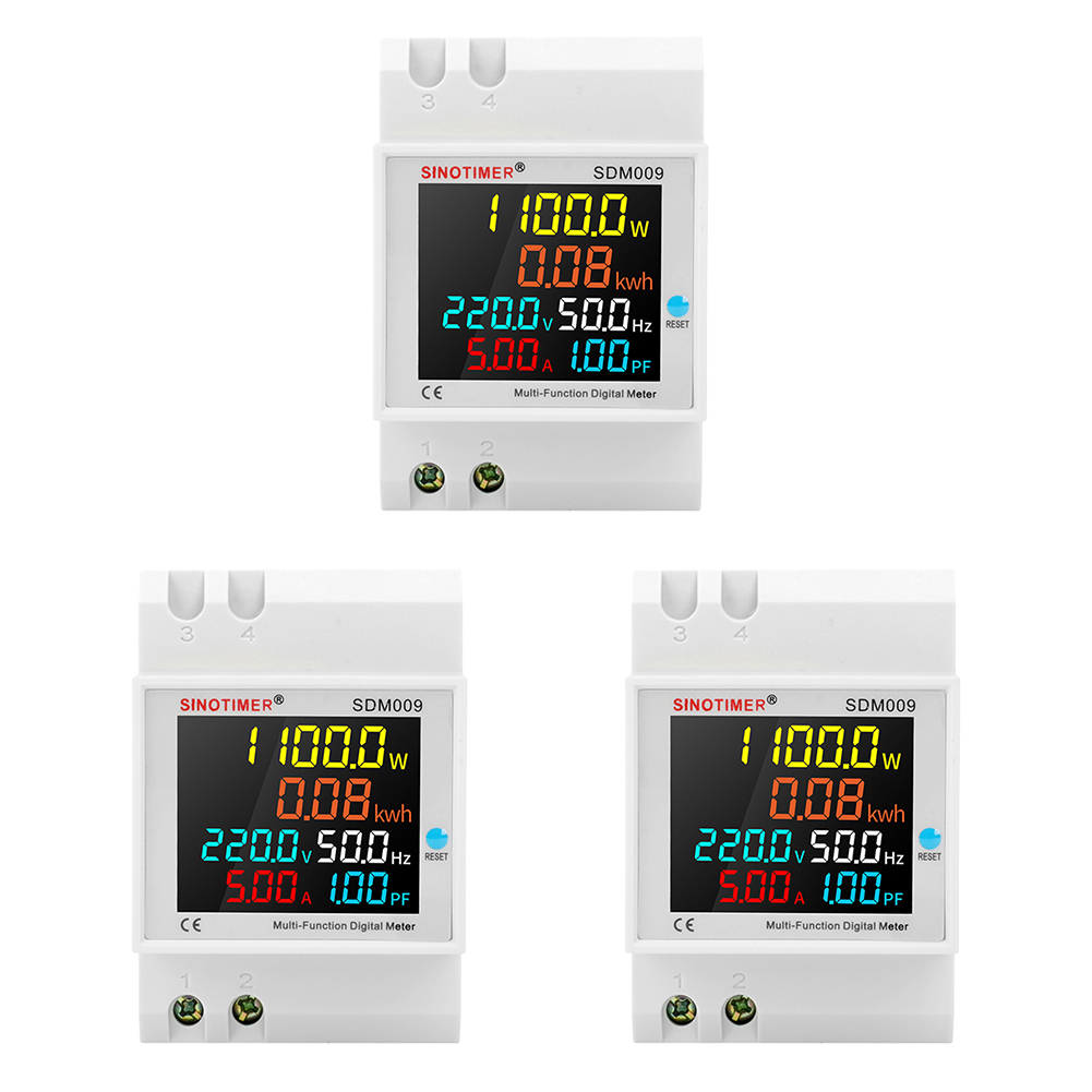 

LCD Digital Display Voltage Current Frequency Meter KWH Energy Power Meters, 501 Original