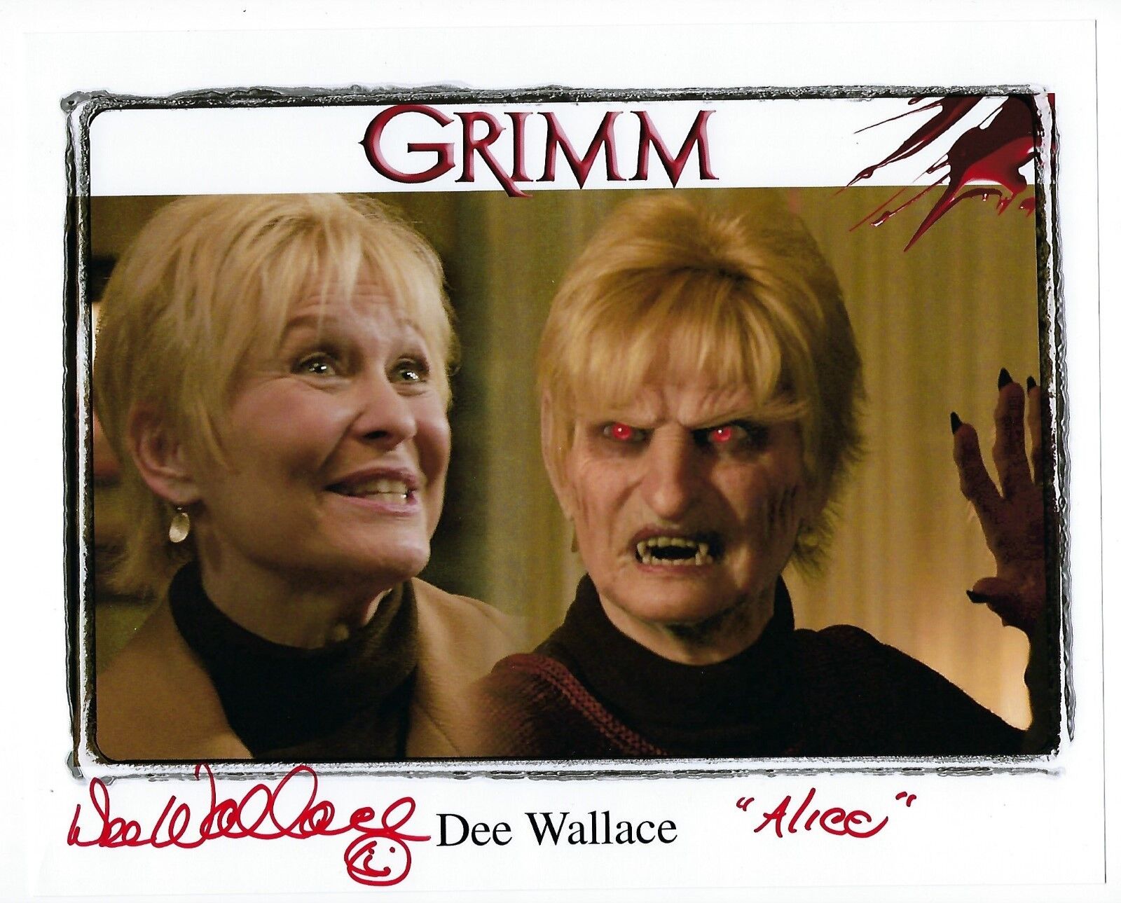 Dee Wallace - Grimm signed Photo Poster painting