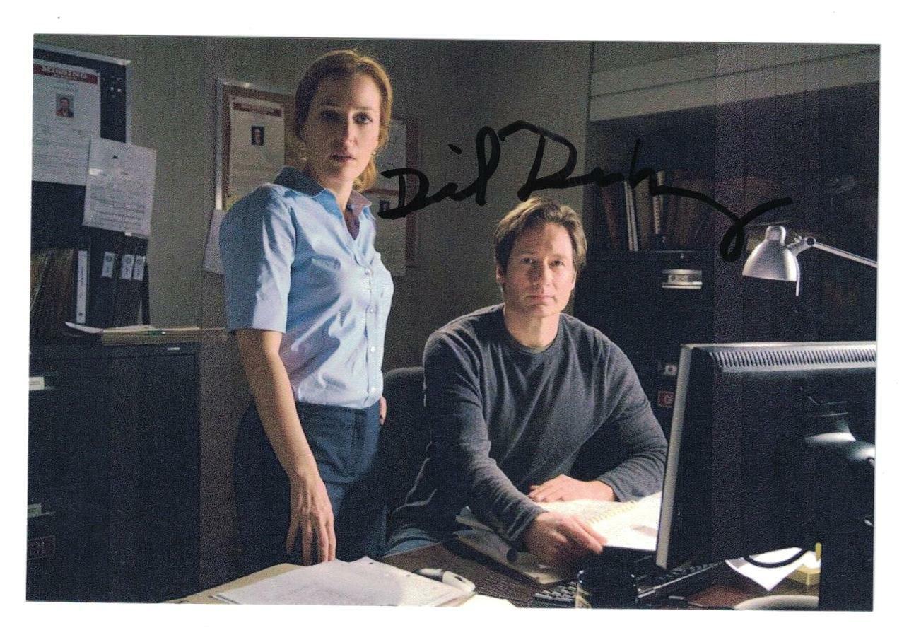 David Duchovny Signed Autographed 4 x 6 Photo Poster painting Actor The X-Files A