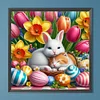 Diamond Painting-DIY Full Round Drill Easter Rabbit(40x40cm)