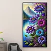 (40*70cm)Mountain Flowers - Full Round Drill Diamond Painting