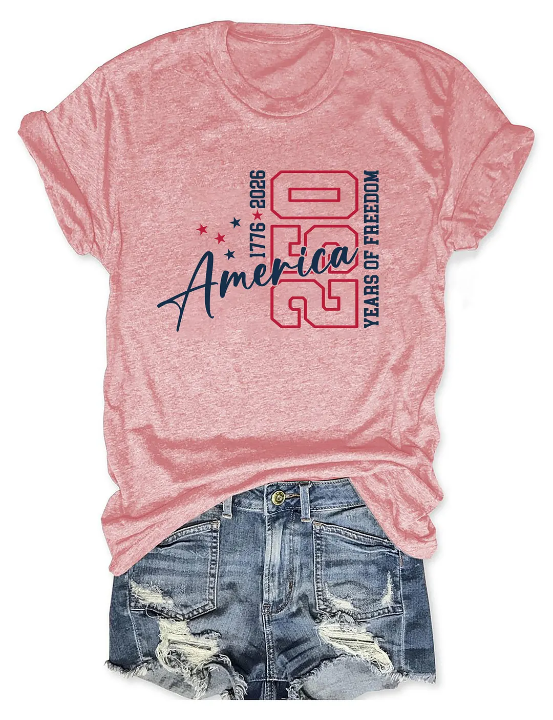 250 Years Of Freedom America 1776-2026 T-shirt