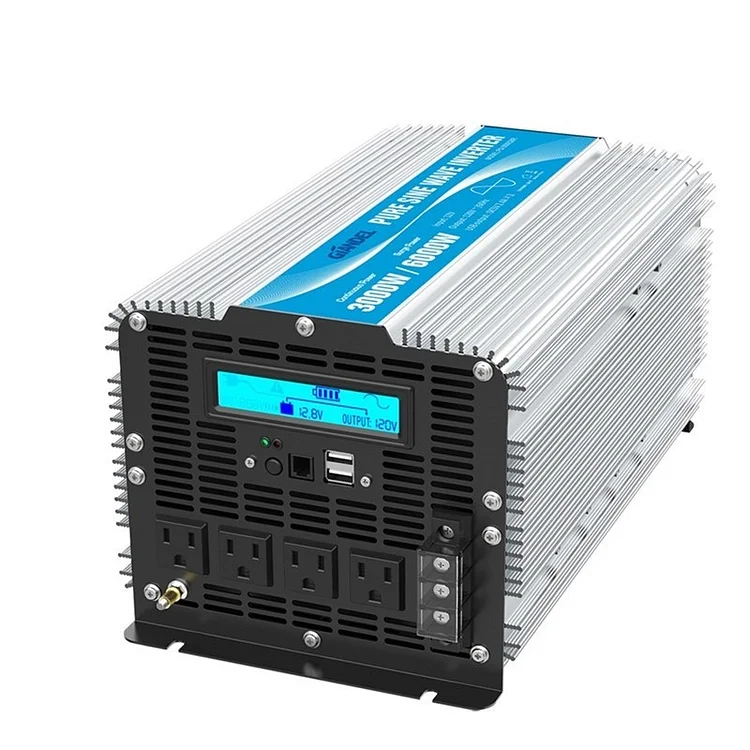 3000W DC 12V Pure Sine Wave Power Inverter with Charger