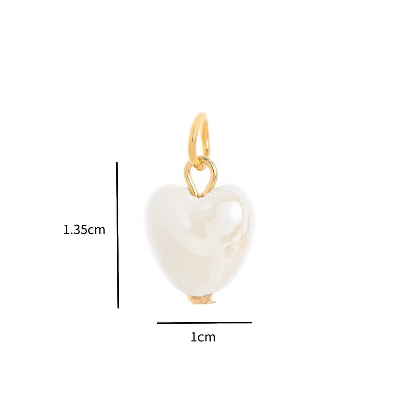 1 Piece 14*18MM 304 Stainless Steel Zircon Geometric Polished Pendant Jewelry Accessories