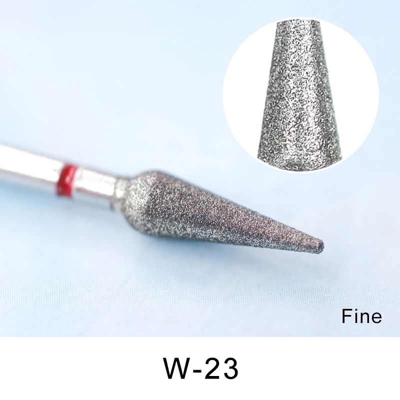 Roigam Diamond Ceramic Nail Drill Bits Milling Cutter for Manicure Left Right Rotary Cuticle Files Buffer DIY Nails Accessories Tools