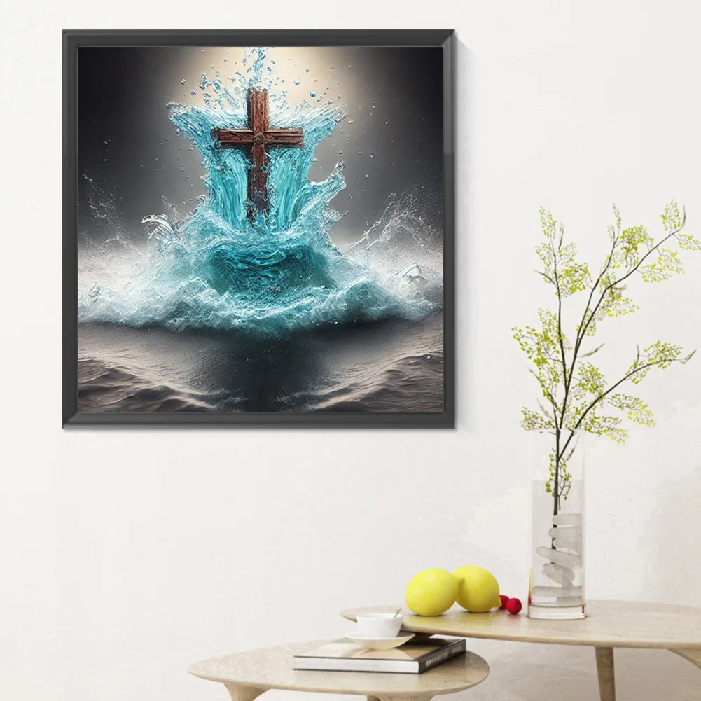 Diamond Painting - Full Round Drill - Crucifix(Canvas|30*30cm)