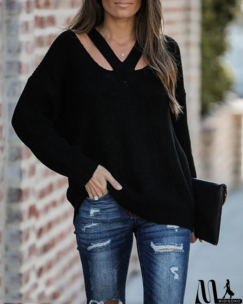 MidiSono - Elegant and Casual winter Pullover