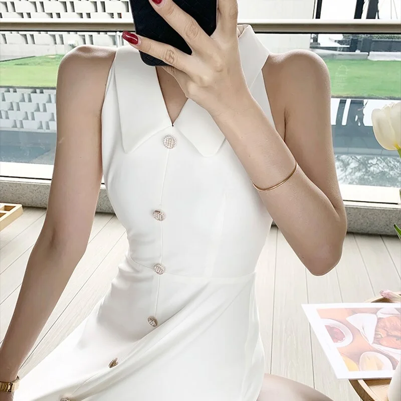 Jangj Alien Kitty 2022 Chiffon Prom Gentle Slim Sexy Elegance Solid Femme Chic Dresses Summer Party Long Dress Seelveless