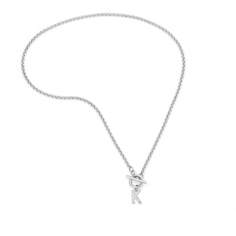 Elegant Minimalist Classic Style Letter 201 Stainless Steel 304 Stainless Steel Pendant Necklace
