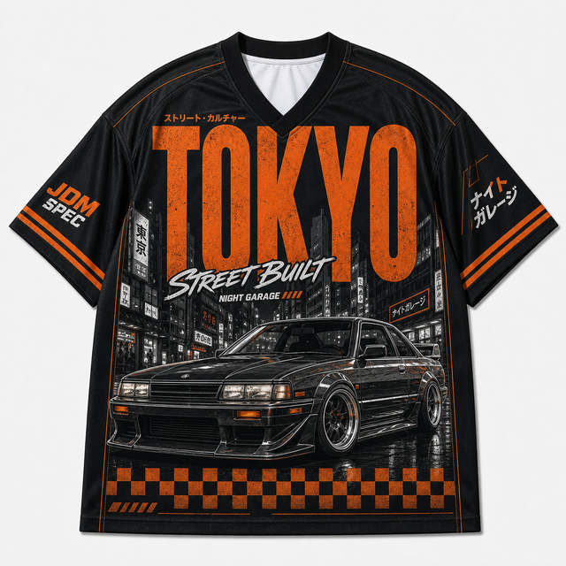 Techwear JDM Racing 005 SINGLE V1 Short Sleeve Jersey
