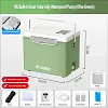 Mini fishing box with oxygen pump, fish and shrimp tank, live fish tank, oxygenated, thickened and insulated, suitable for sea fishing
