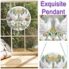 2D Flat DIY Christmas Dove Diamond Art Pendant Double-Sided Diamond Painting Set