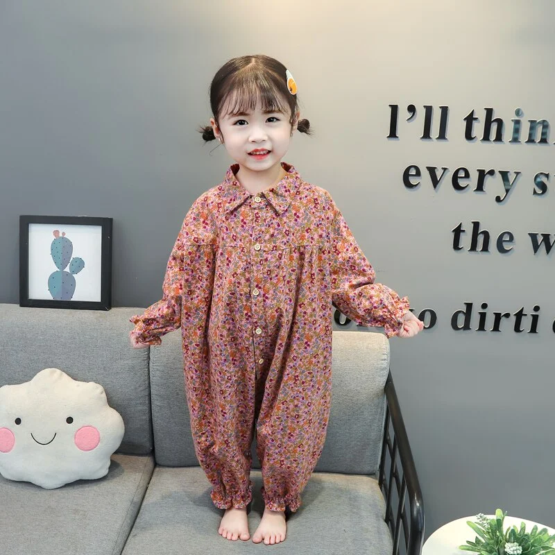 Kids Baby Girls Pajamas Clothing Sets Toddler Stitch Onesies Sleepwear Children Pyjamas Girls Cotton Pajama Set Print Nightwear