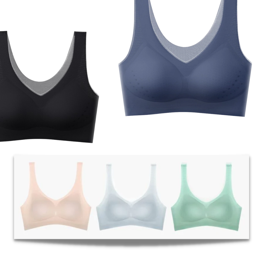 Ultra-Thin Ice Silk Seamless Bra - Multiple Colours to Choose From -