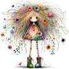 Quirky Girl-Paint by Numbers Quirky Girl 40*40CM
