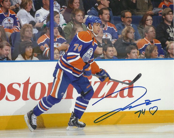 Edmonton Oilers Darnell Nurse Autographed Signed 8x10 Photo Poster painting COA A