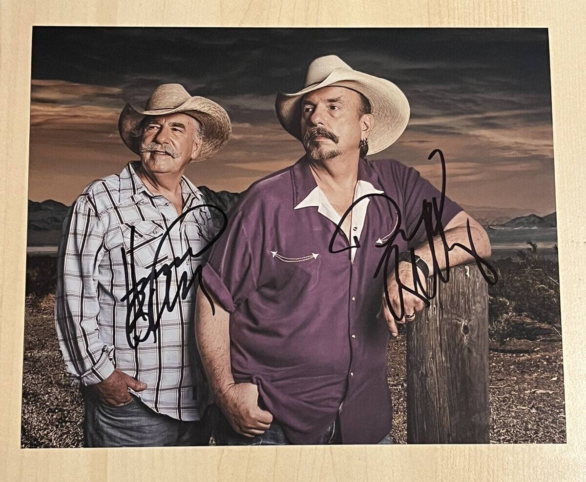 BELLAMY BROTHERS HAND SIGNED 8x10 Photo Poster painting COUNTRY MUSIC LEGENDS AUTOGRAPHED COA