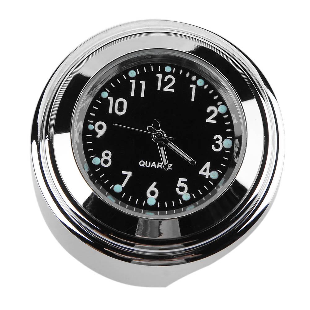 

Waterproof 22/25mm Motorcycle Handlebar Mount Dial Clock for Harley, Black, 501 Original