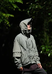 【Sobaq】SP Luna Gorpcore Hoodie Windbreaker Gorpcore Windbreak Jacket - Gorpcore Clothing - X