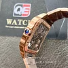 Cartier Santos Large Skeleton WHSA0016 Rose Gold Hand Wind 40mm Super Clone