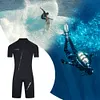 Men 2mm Neoprene Wetsuit Elastic Swimsuit Diving Rompsuit for Surfing Snorkeling