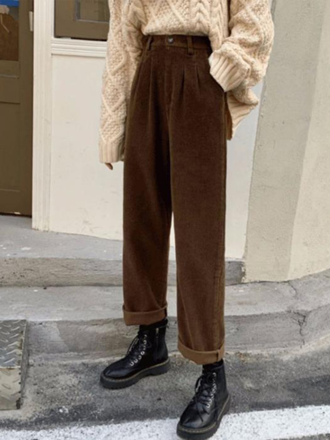 Corduroy Casual Trousers