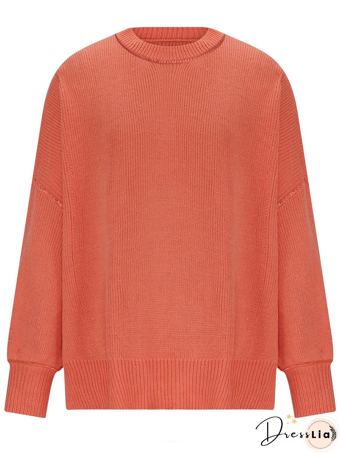 Round Neck Long Sleeve Sweater