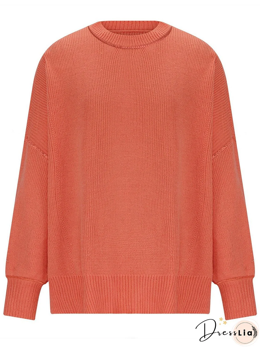 Round Neck Long Sleeve Sweater