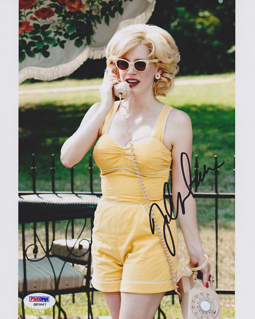 Jessica Chastain SIGNED 8x10 Photo Poster painting Celia The Help PSA/DNA AUTOGRAPHED