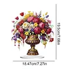 Diamond Painting Flower Bouquet Tabletop Decorations for Office Decor