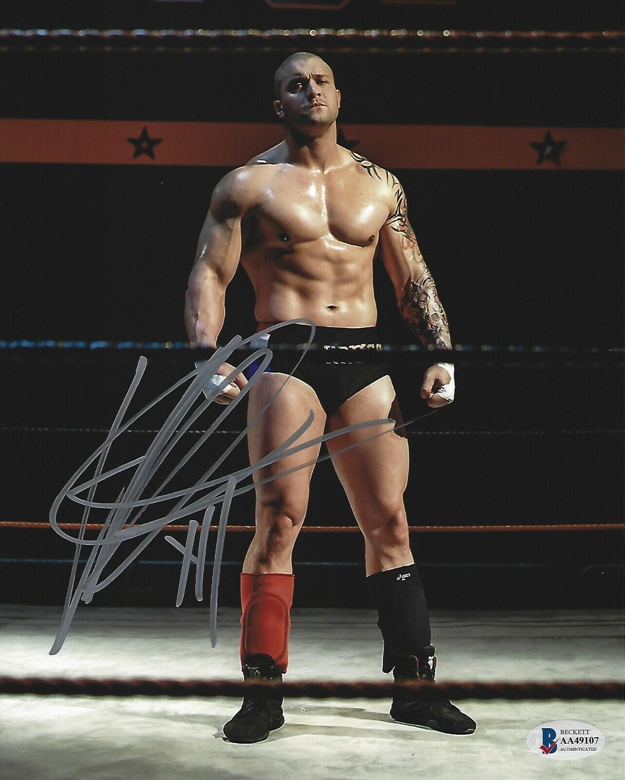 Killer Kevin Karrion Kross Signed 8x10 Photo Poster painting BAS COA WWE NXT Impact Autograph 4