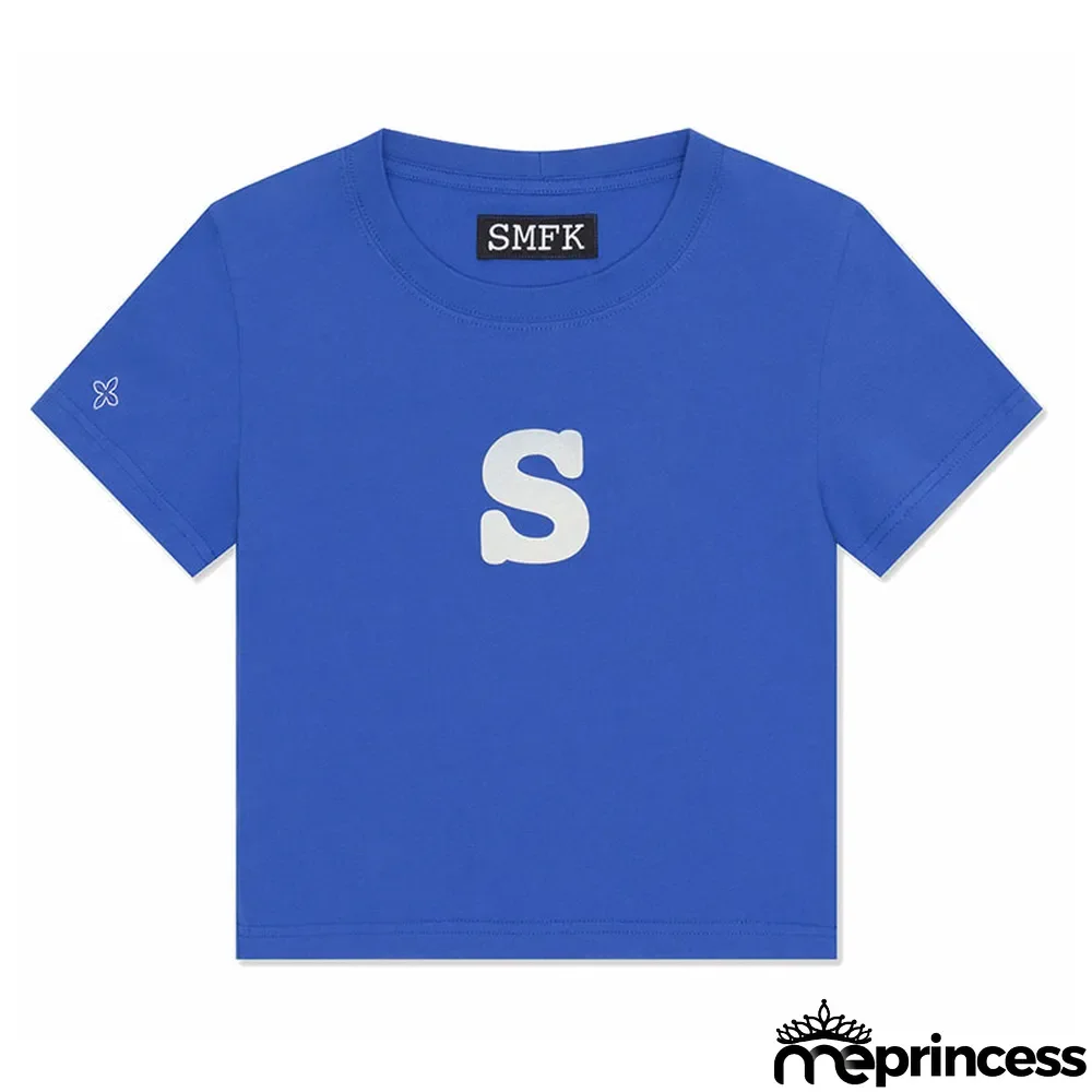 slim skinny Tee full cotton short ladies Crop short-sleeved t-shirt