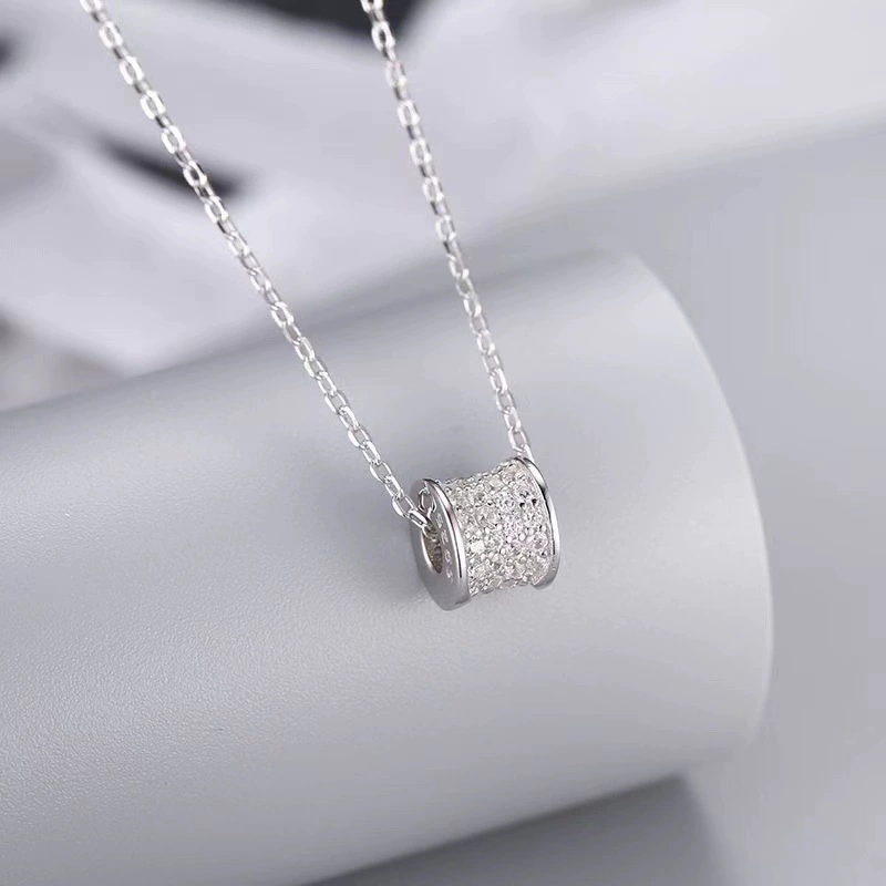 Titanium Steel Gold-Plated Zirconia Necklace
