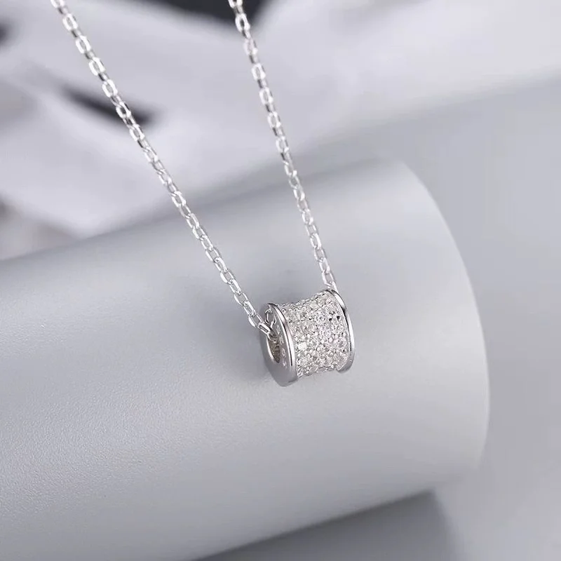 Titanium Steel Gold-Plated Zirconia Necklace
