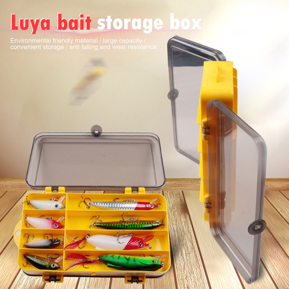 

Double Side Fishing Lure Box Portable Bait Case Organizer Lure Fishing Tool, 501 Original