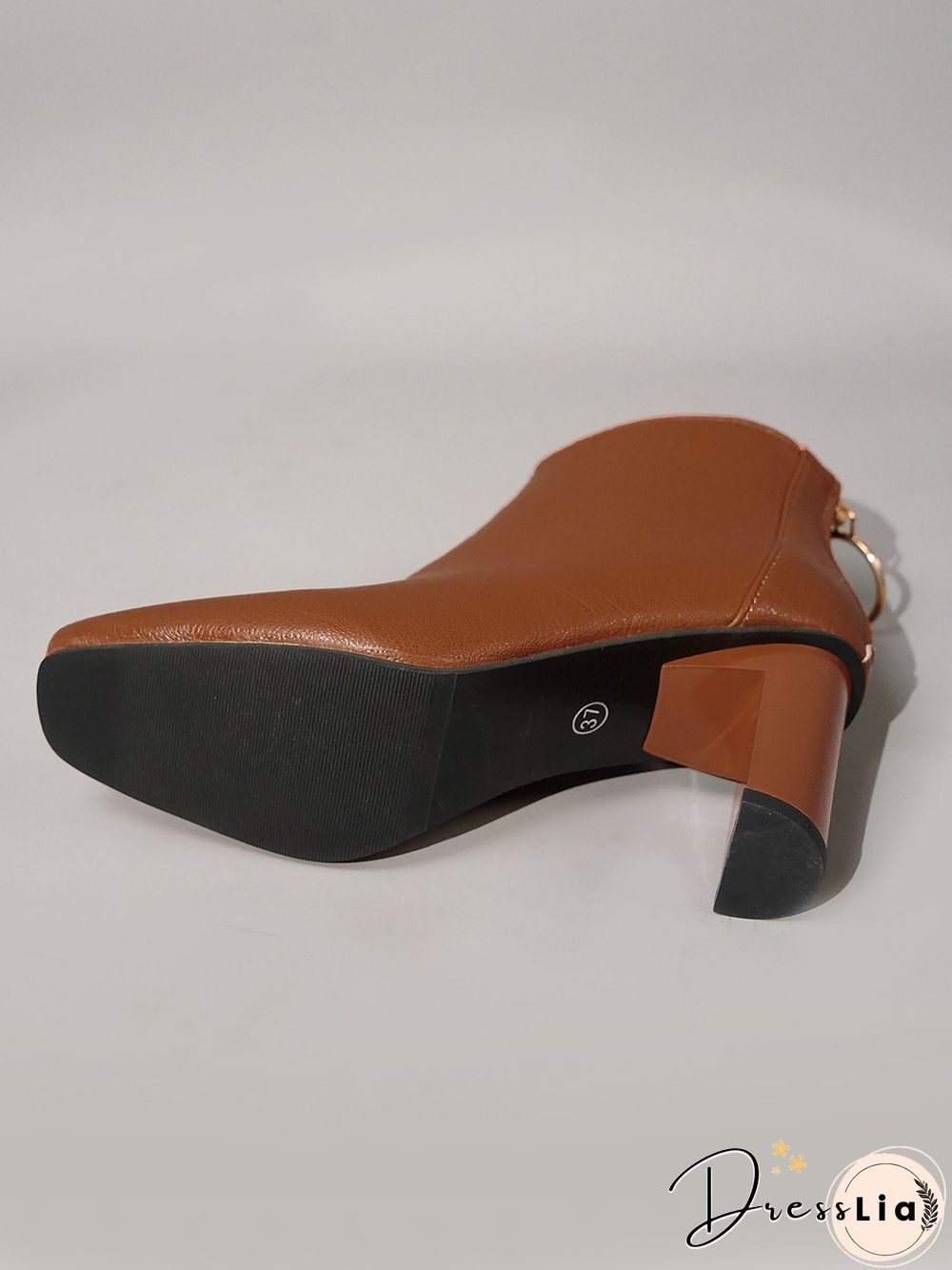 Comfortable High Heel Zip Martin Boots