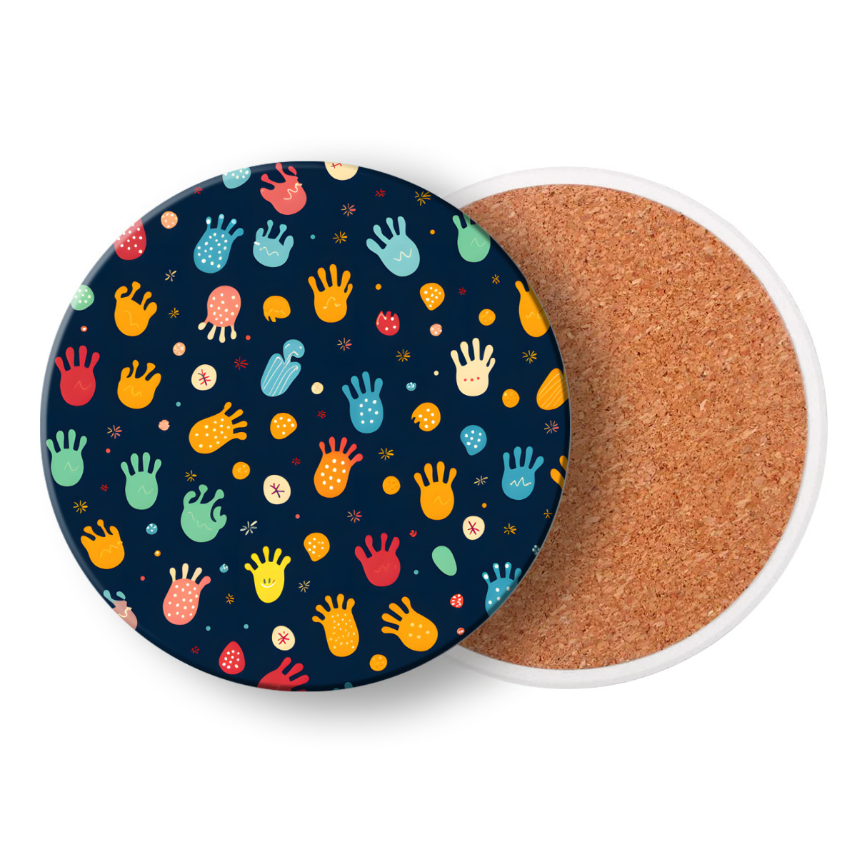 Circular Ceramic coasters (combination set)