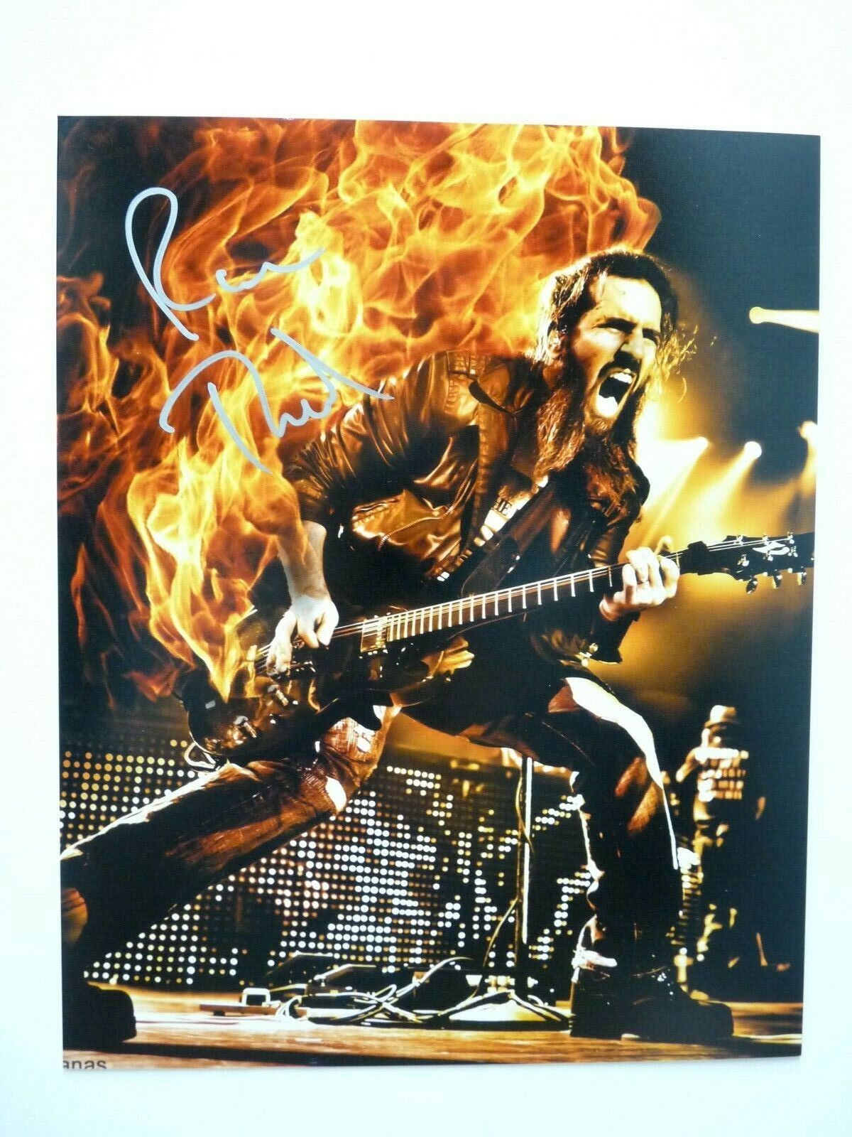 Ron Bumblefoot Thal Guns Roses Autograph Signed 8X10 Photo Poster painting PSA BAS Guaranteed #5