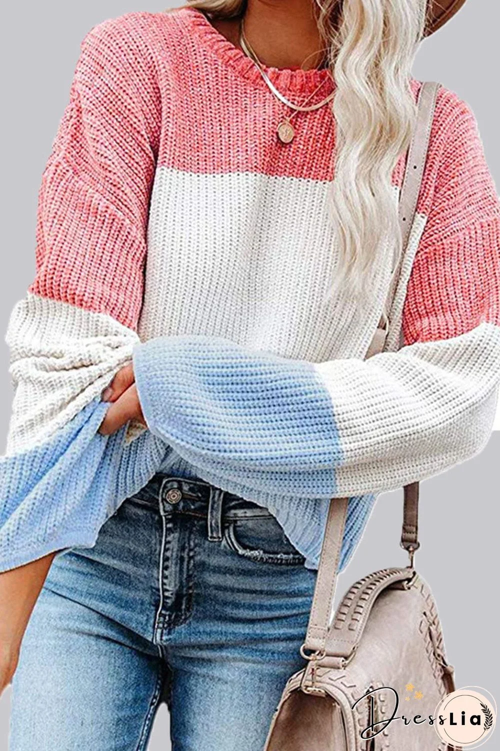 Fashion Casual Solid Split Joint O Neck Tops