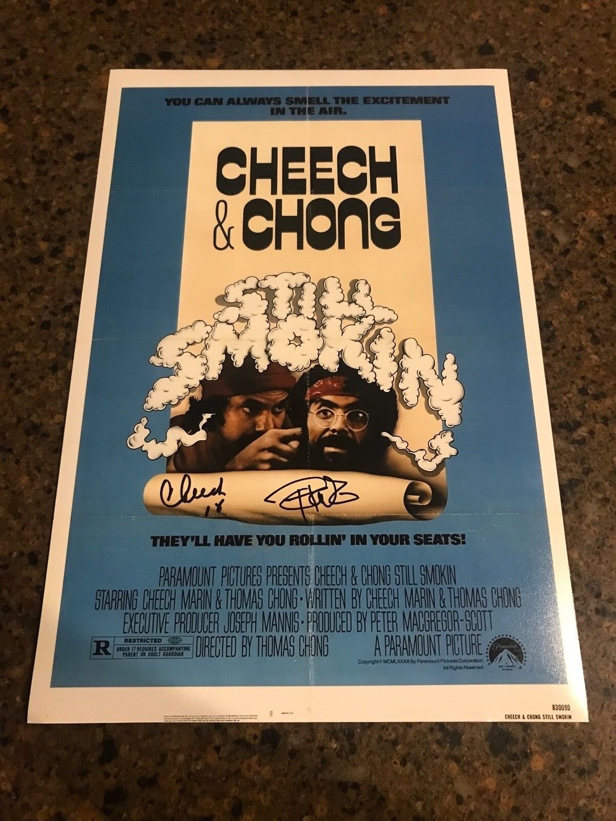 * CHEECH & CHONG * signed 12x18 movie Photo Poster painting poster * STILL SMOKIN * PROOF 2