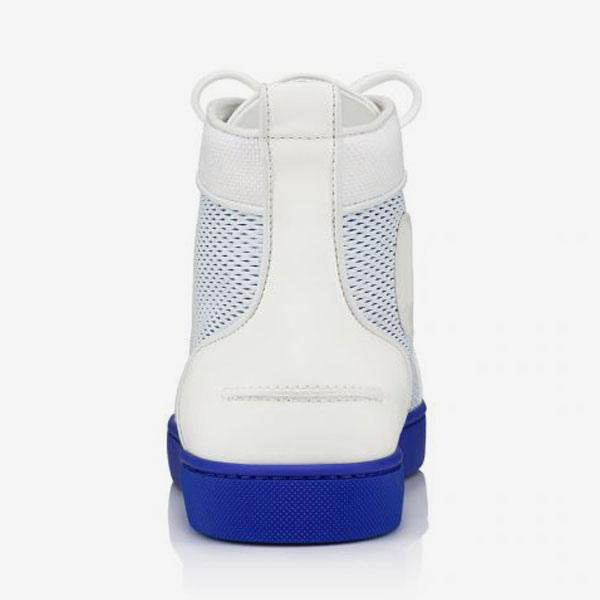 Merumote Gentleman's High Top Sneakers Red bottom Sneakers Rivet Shoes-MERUMOTE