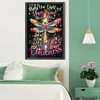 (40*60cm)Dragonfly Saying - Full Round Drill Diamond Painting