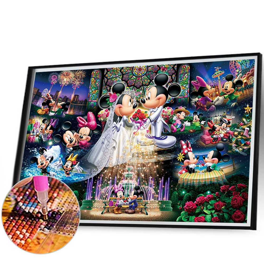 Disney Family - Full Round - Diamond Painting(110*50cm)