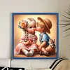 Boy Kissing Girl-11CT Stamped Cross Stitch 40*40cm