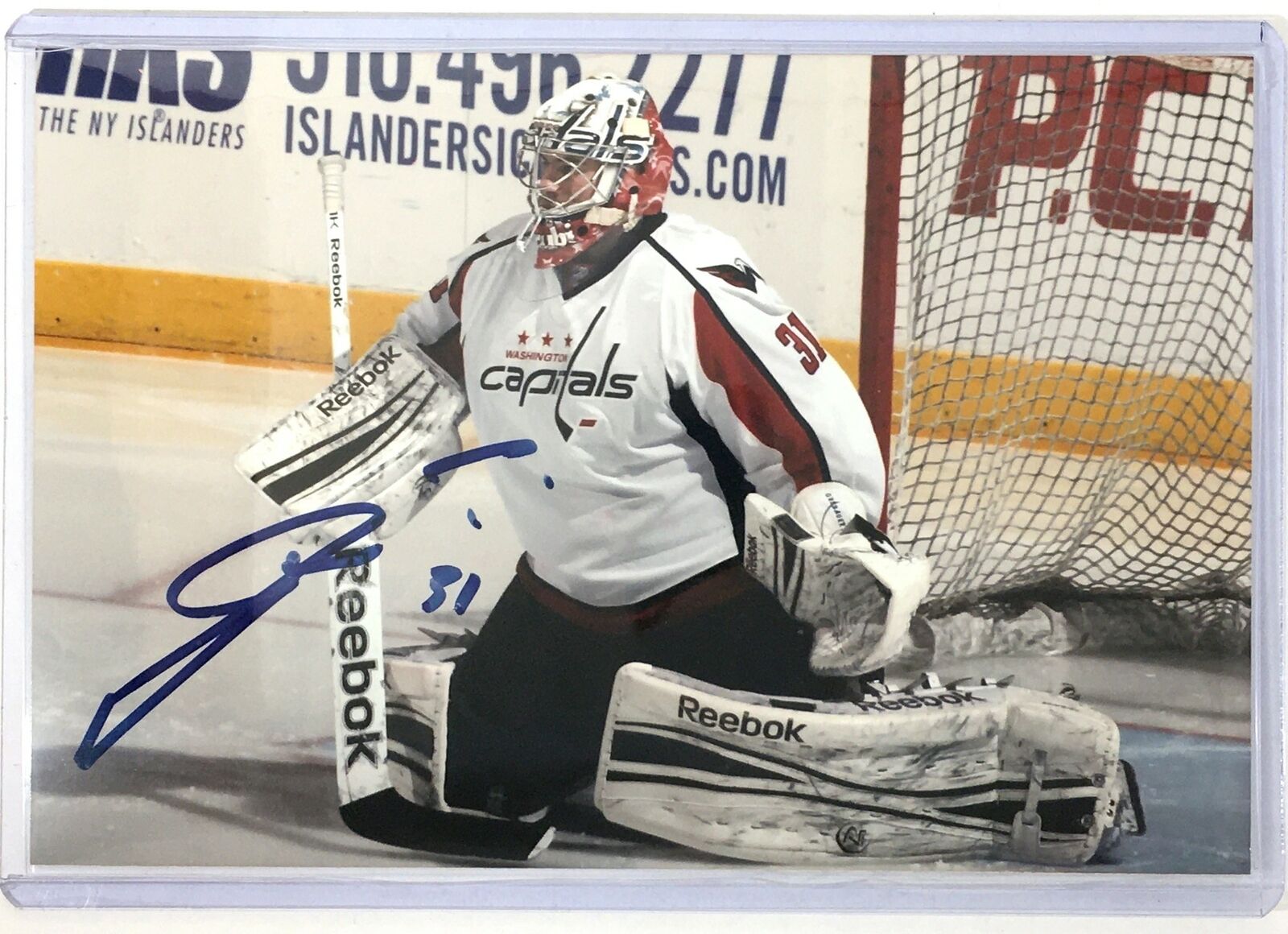 Philipp Grubauer Signed 4x6 Photo Poster painting Capitals Avalanche Kraken Auto Autograph