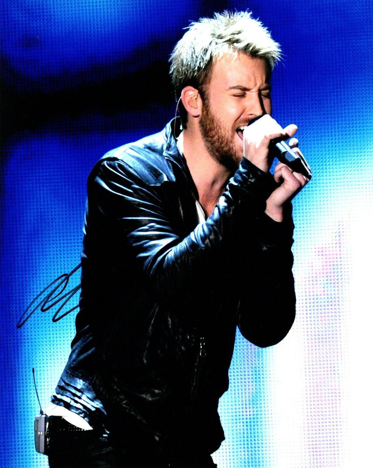 Charles Kelley Signed Lady Antebellum Singer 8x10 inch Photo Poster painting LADY A Autographed